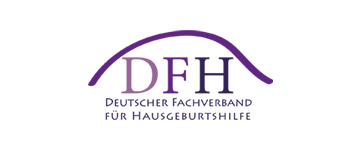 logo deutscher fachverband fuer hausgeburtshilfe